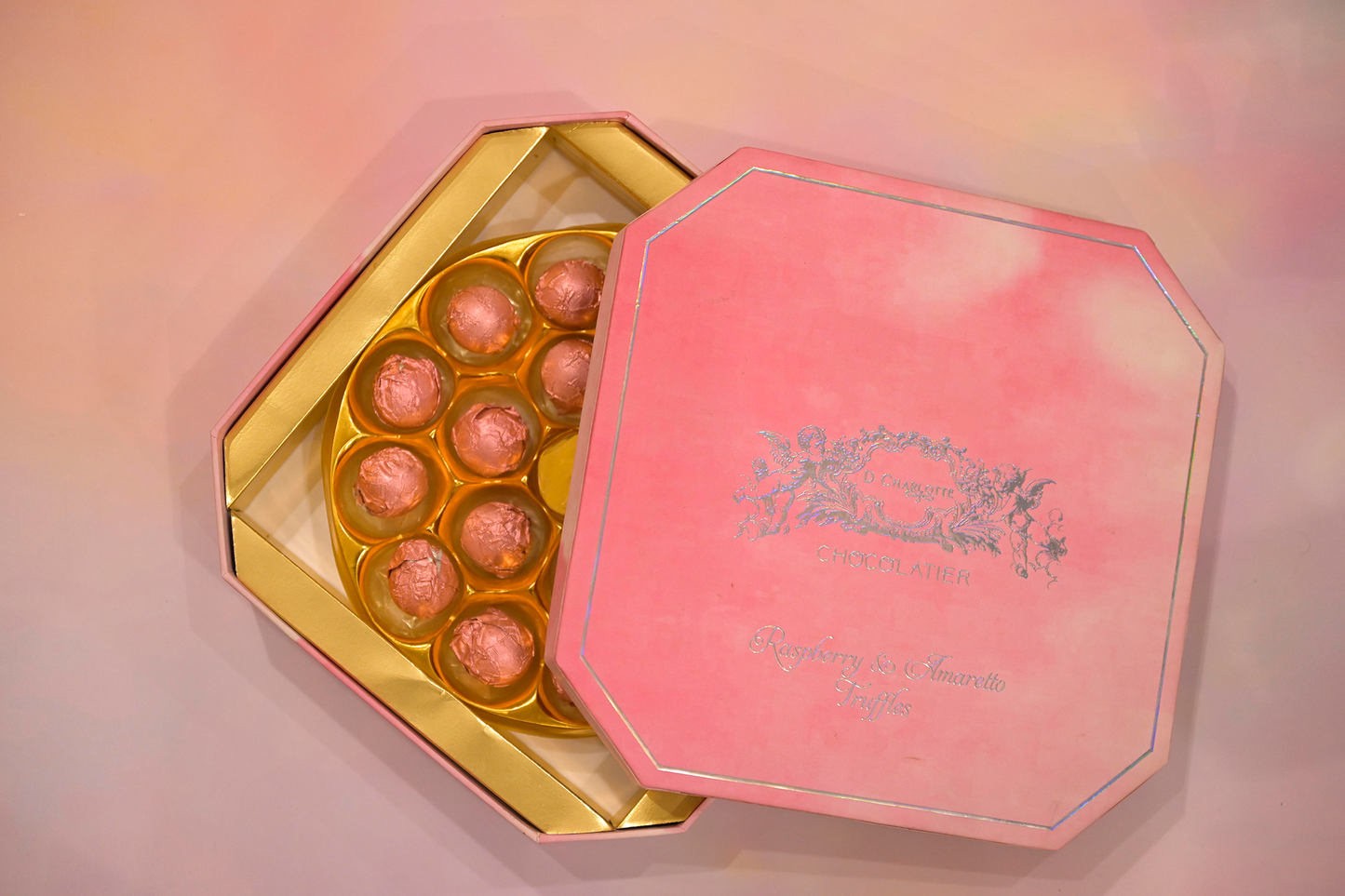 Raspberry & Amaretto Truffles